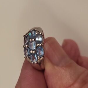 925 Sterling Silver Topaz Ring